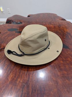 HENSCHEL Hat Co. AUSSIE Khaki/Twill Mans Hat Size Small