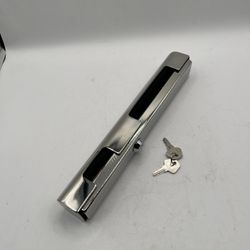 12" Anti-Theft Boat Engine Lock with 2 Keys, Outboard Motor Lock, Heavy Duty 304 Stainless Steel