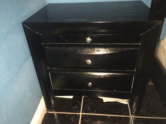 Night stand and dresser