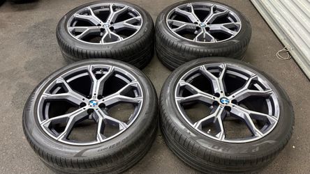 21 INCH BMW X7M,X5M,x6m,x3 RIMS AND TIRES 5x112