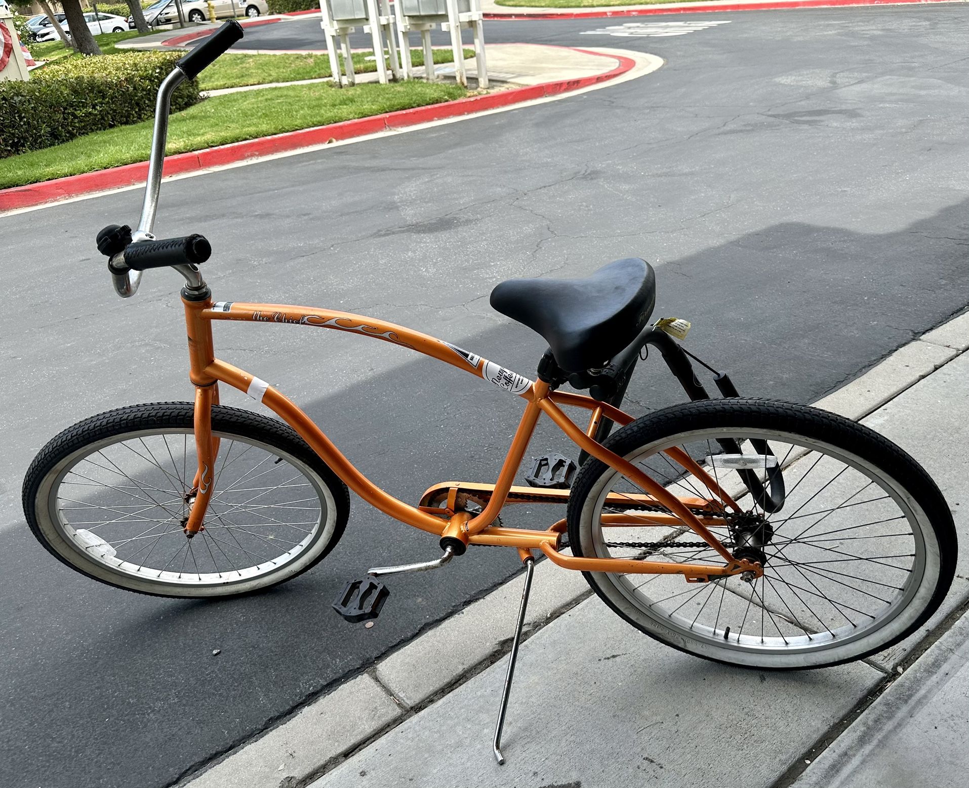 Men's Firmstrong chief Beach Cruiser With Surfboard Rack