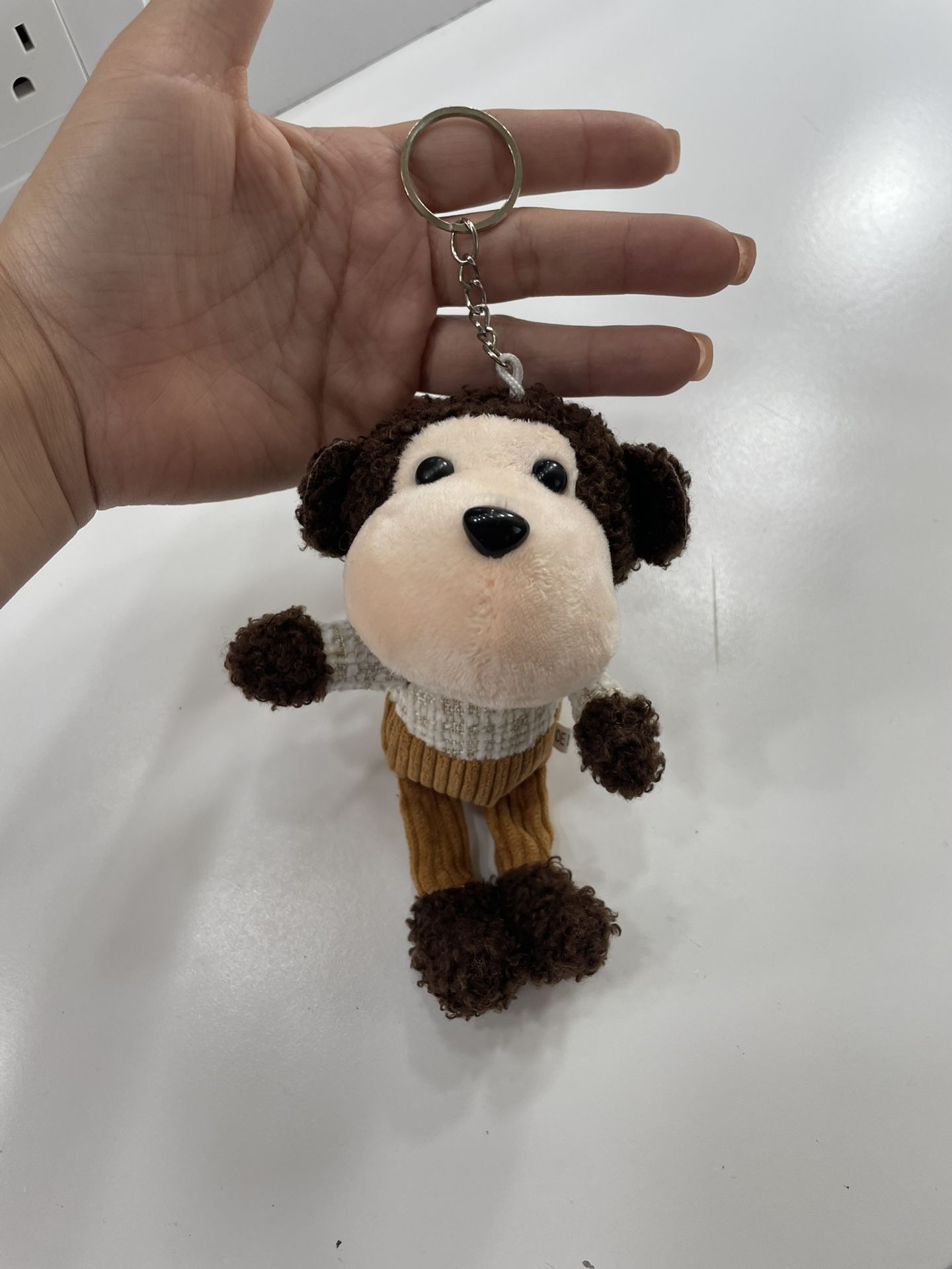 Cute Silly Monkey Keychain