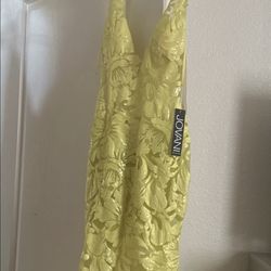 Yellow prom dress