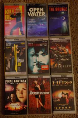 Sony psp umd video complete in box lot