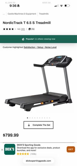 NordicTrack T 6.5 S Treadmill