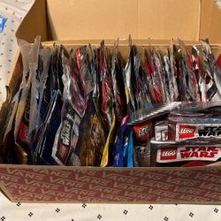 Lego Poly Bags/Mini Fig Bags and Starwars Foil Packs