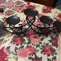 Candle Holder De Metal  $5.00