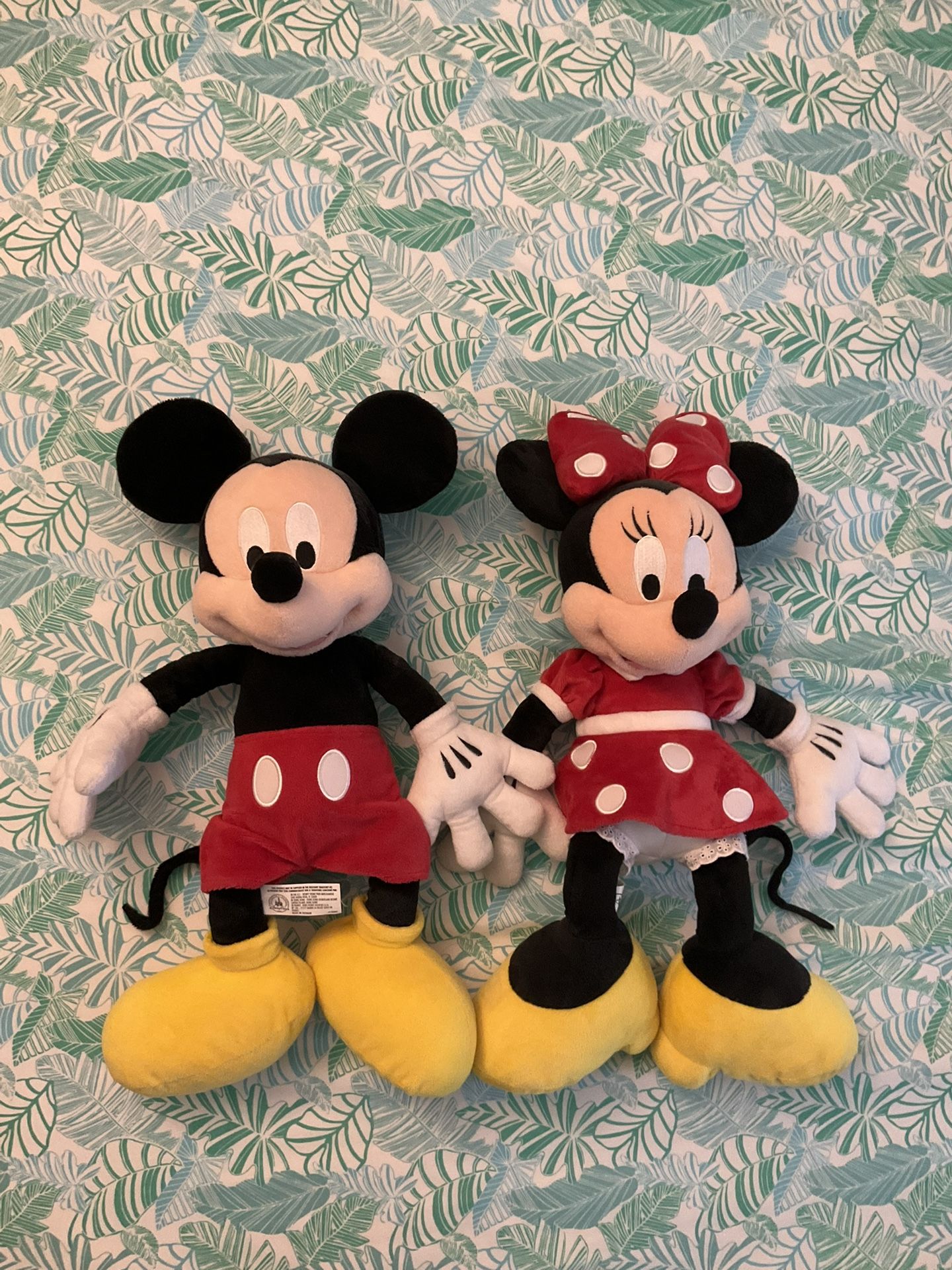 Disney Park Mickey And Minnie Mouse Plush