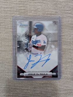 2023 Bowman Sterling #PA-JD Josue De Paula Prospect Auto - Dodgers