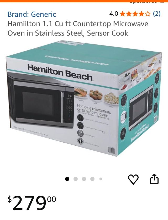 Hamilton Beach Microwave 