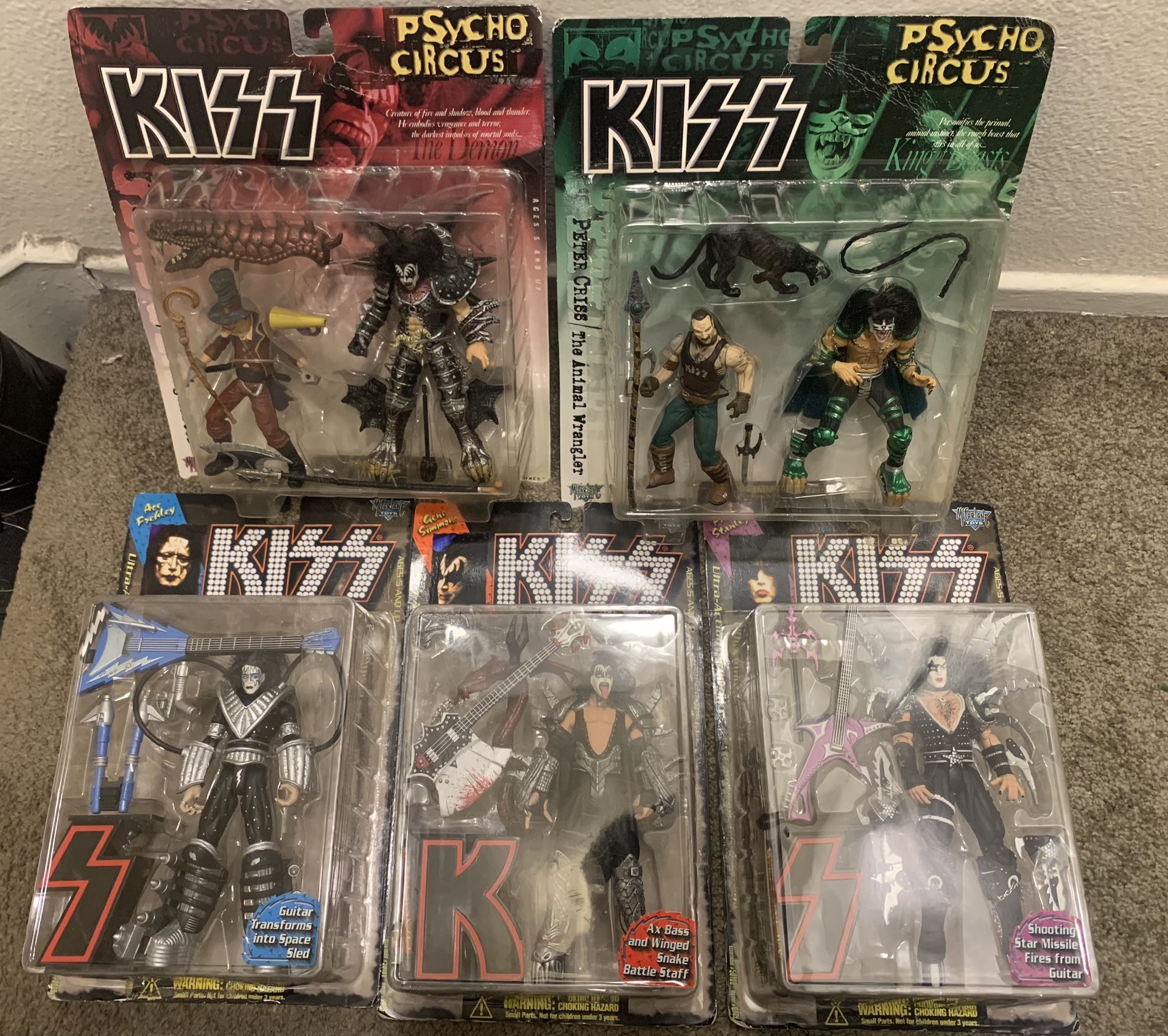 KISS McFarlane Toys 1996  Ultra Action Figures 