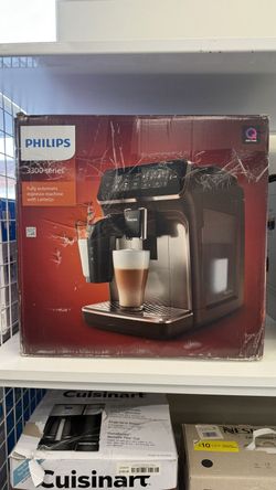 Philips 3300 Series LatteGo Fully Automatic Espresso Machine Black