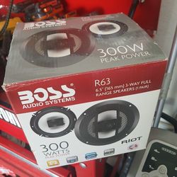 Boss 6.5" Speakers