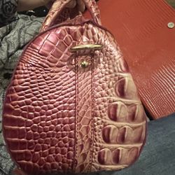 Pink Alligator Purse