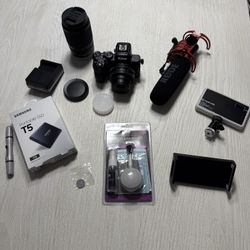 Nikon Z50 Camera + 2 Lenses + Mic + Light + SSD | Creator Kit