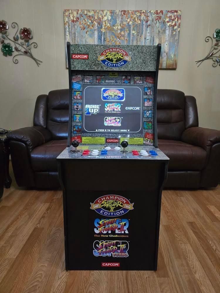 Arcade1UP Street Fighter 2 Arcade Machine, 4 ft