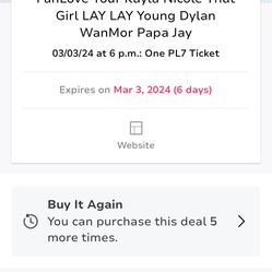 That Girl LayLay concert Tickets 