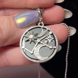 Silver Plated Necklace With Pendant 