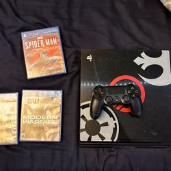 PS4 PRO with games and controller (need gone)