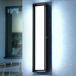 1387: NEW Outdoor Wall Lights, 23.6in 10%-100% Dimmable 6000K LED Modern Patio Wall Light Fixture, Aluminum&PC Black Exterior Sconce Wall Mounted Ligh