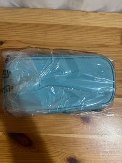 Amazon Basics Large Capacity Pencil Case with Durable Zipper, Multi-Compartment, Cyan Mild Brand New $12 Meet Up In Irving @dfwgoods