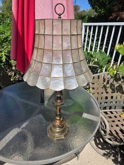 CAPIZ Shell lamp