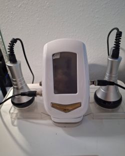 Massage Machine/ 5 items Table, machine, portable massage table and stretcher paper
