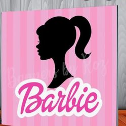 Barbie Party Backdrop 