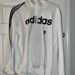 White adidas hoodie/sweater