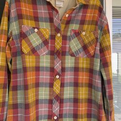 Women The North Face Flannel Jacket