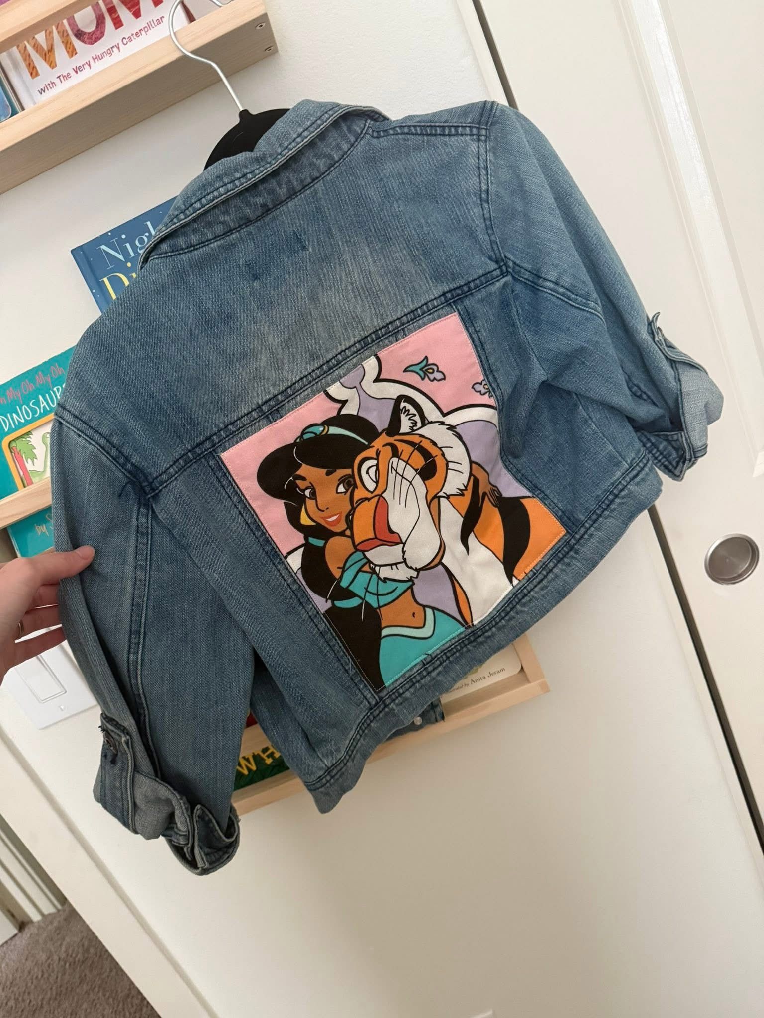 Girls Princess Jasmine Denim Jacket