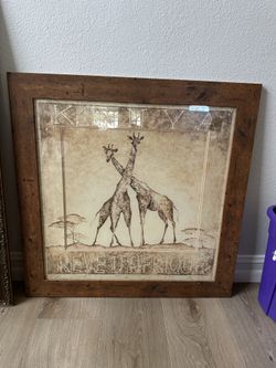 32.5” X 32.5” Framed Picture 