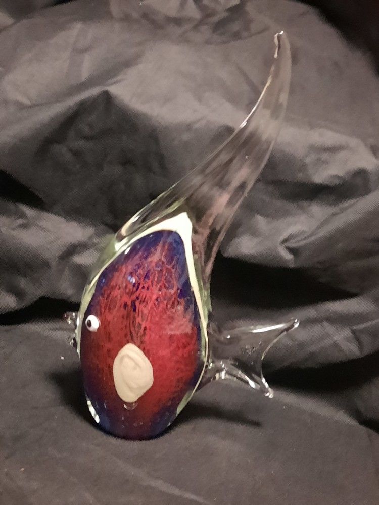 Vintage Murano Glass Fish Figurine