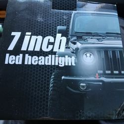7inch Led Head Light Kit BNIB 45$ 