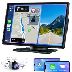 LAMTTO 9-Inch Wireless Car Stereo with Carplay,
Backup Camera, GPS Navigation, Android Auto
carplay screen