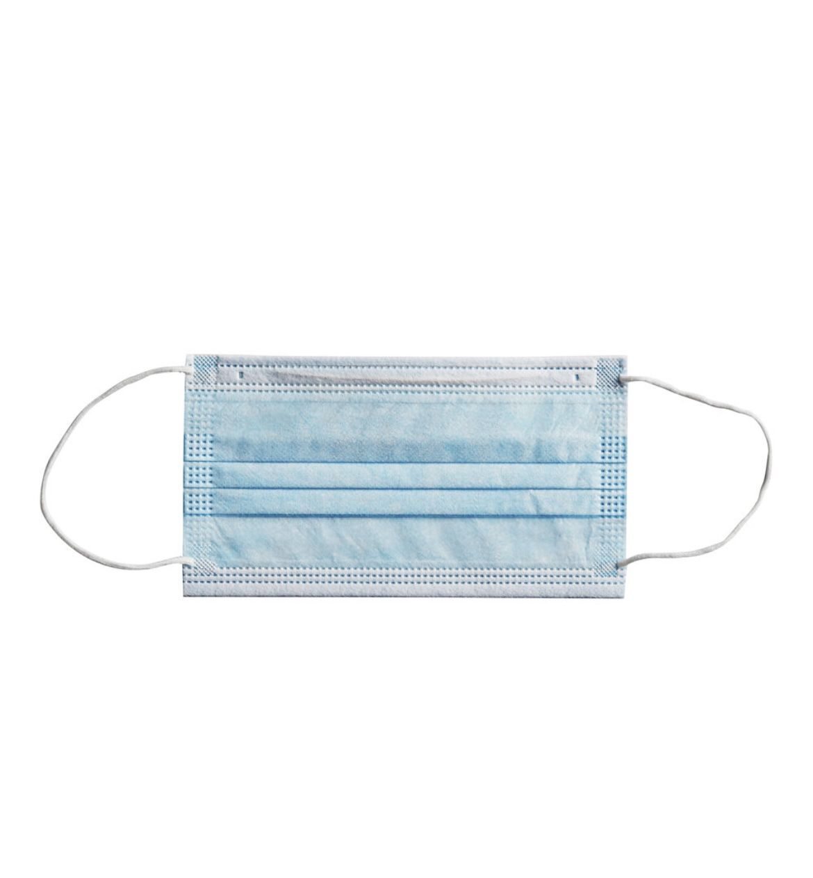 Lavex 3-Ply Blue Disposable Polypropylene Protective Face Mask – 100 Count
