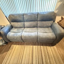 Double Electric Recliner Couch