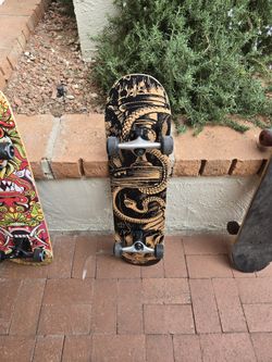 Skateboard - Snake Graphic