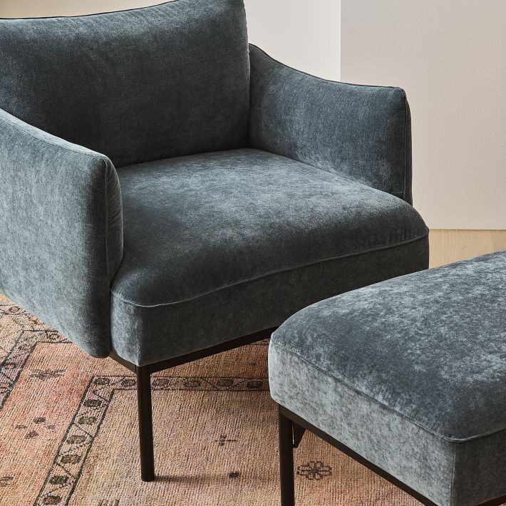 Penn Chair and Ottoman