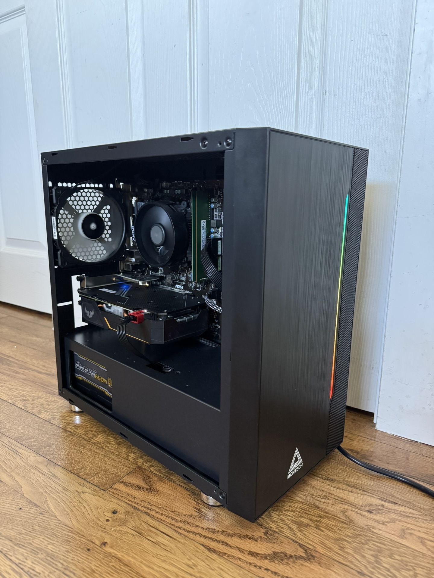 Gaming PC | GTX 1660 SUPER | Ryzen 5 2400G | Clean White RGB Build