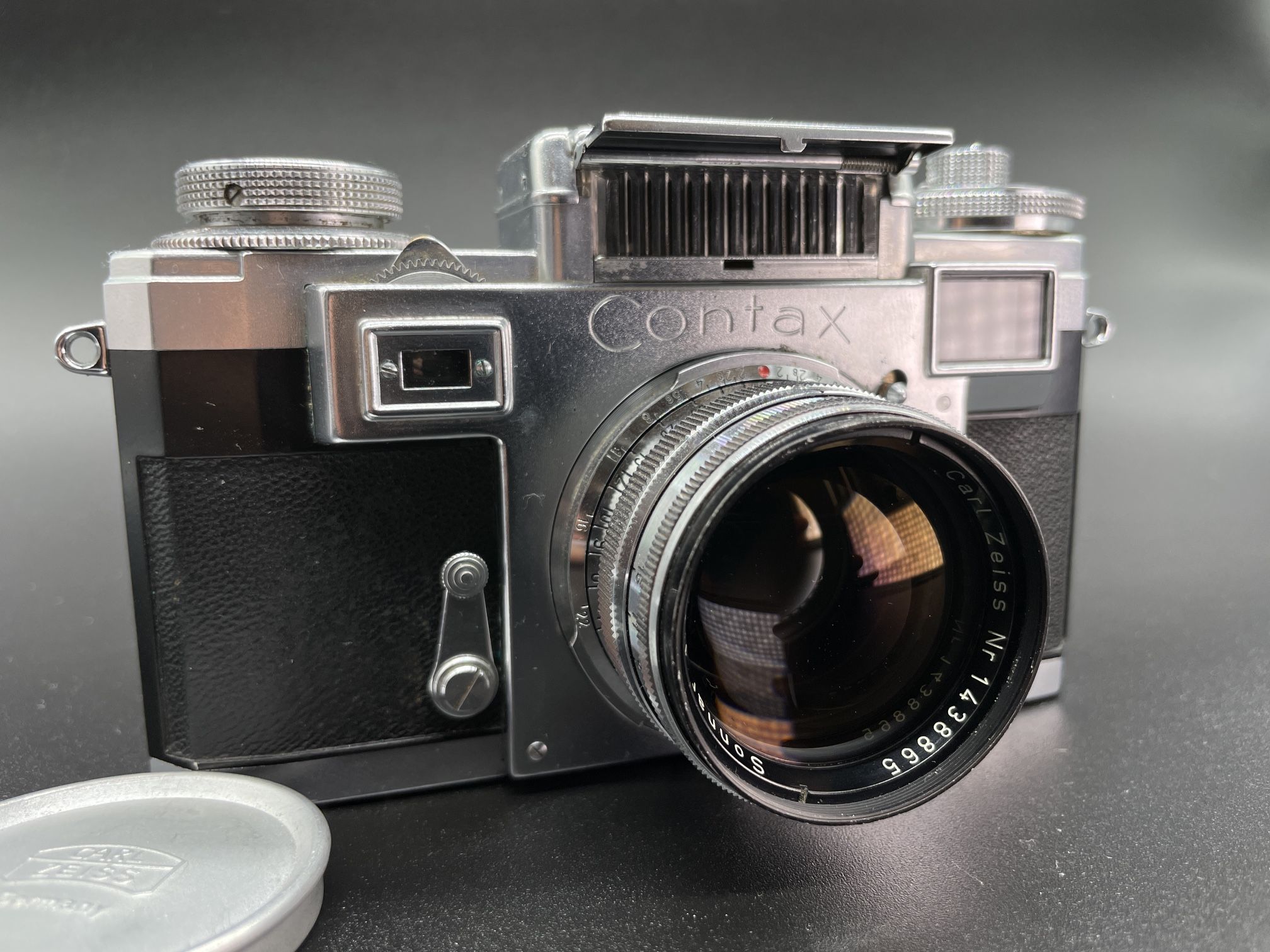 Zeiss Contax III with Sonnar 50mm 1.5 - 35mm Film Camera