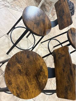 VASAGLE Bar Stools Set of 4