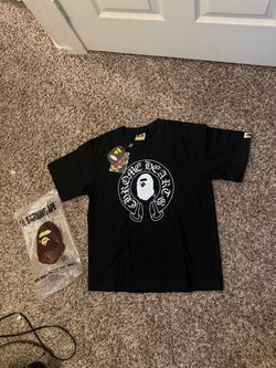Chrome heart bape shirt