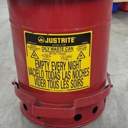 JustRite Oily Rag Container 