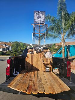 Trunk or treat pirate ship prop
