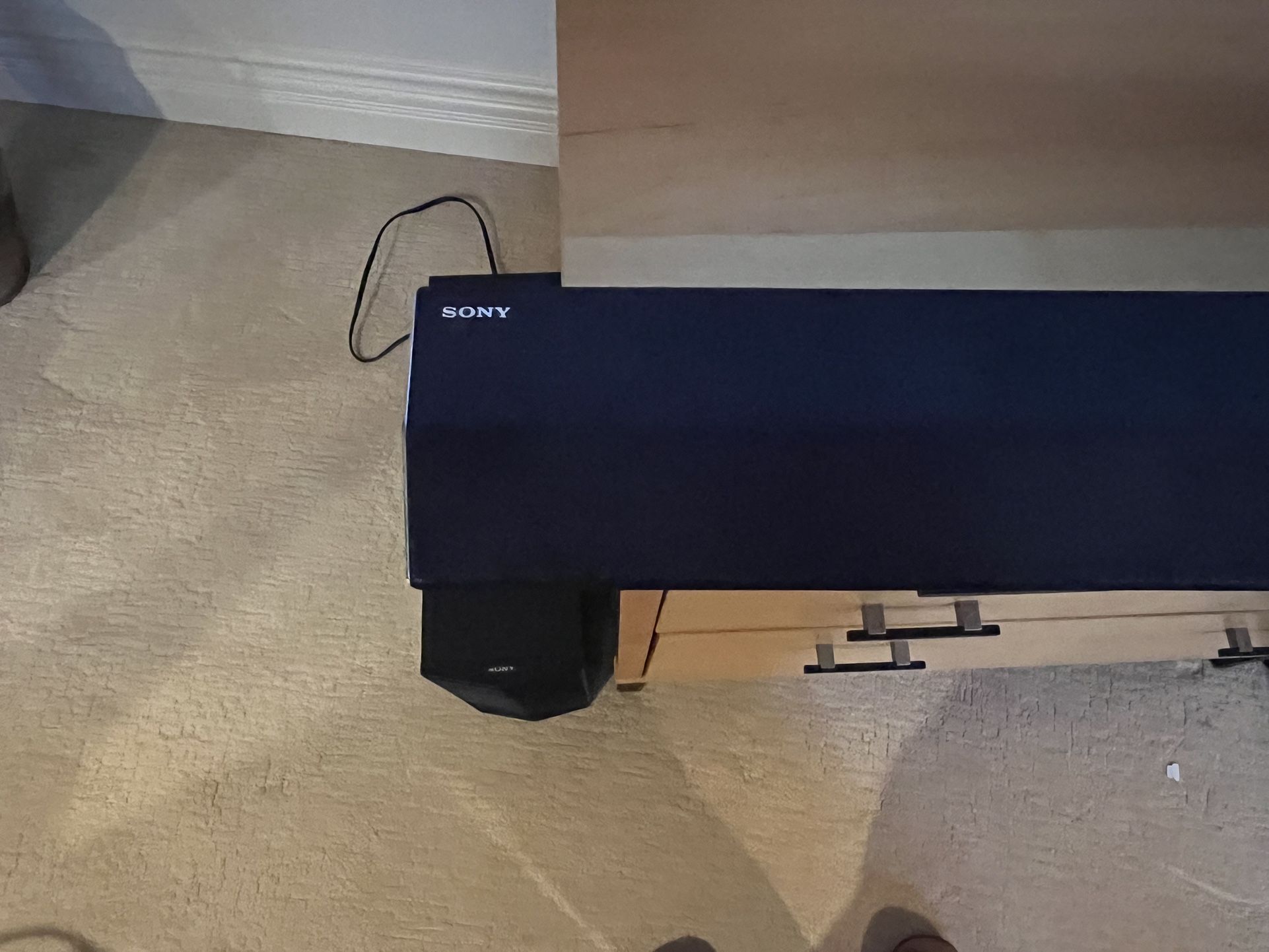 Sony Bluetooth Soundbar And Subwoofer