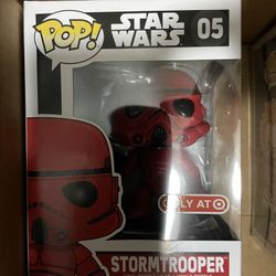 Target red Stormtrooper Funko