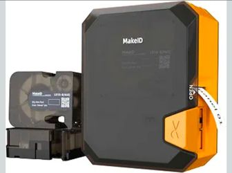 Makeid P31 Industrial Label Maker, Thermal Transfer Label Printer Portable Bluetooth Labeler with 0.71" W x 26.24ft L Label, Wire and Cable Labeling M