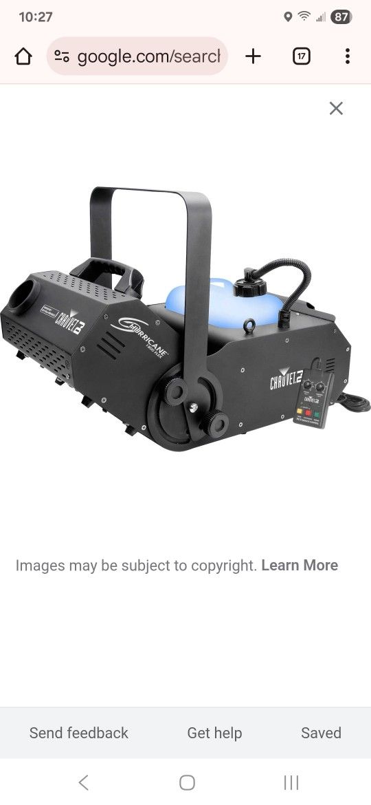 Chauvet DJ Hurricane 1800 Flex Fog Machine