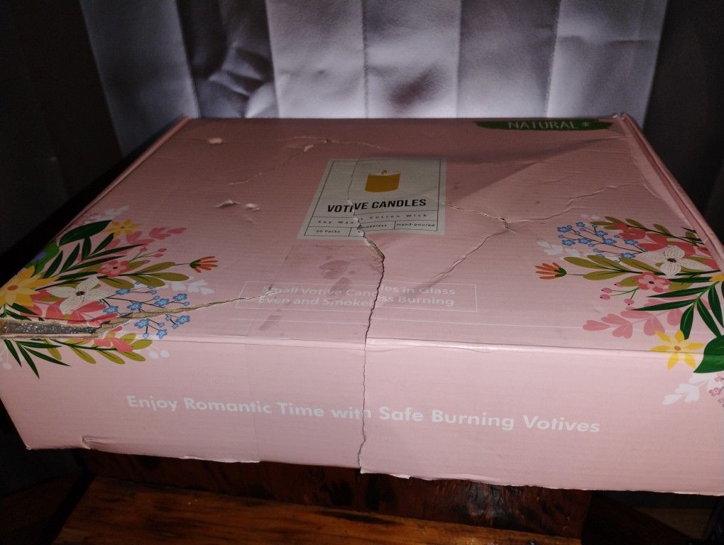 All Natural Soy Wax Plus Cotton Wick Votive Candles